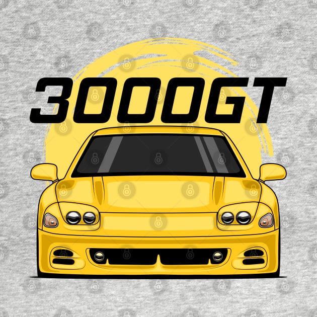 Front Yellow 3000GT 1994 1997 JDM by GoldenTuners